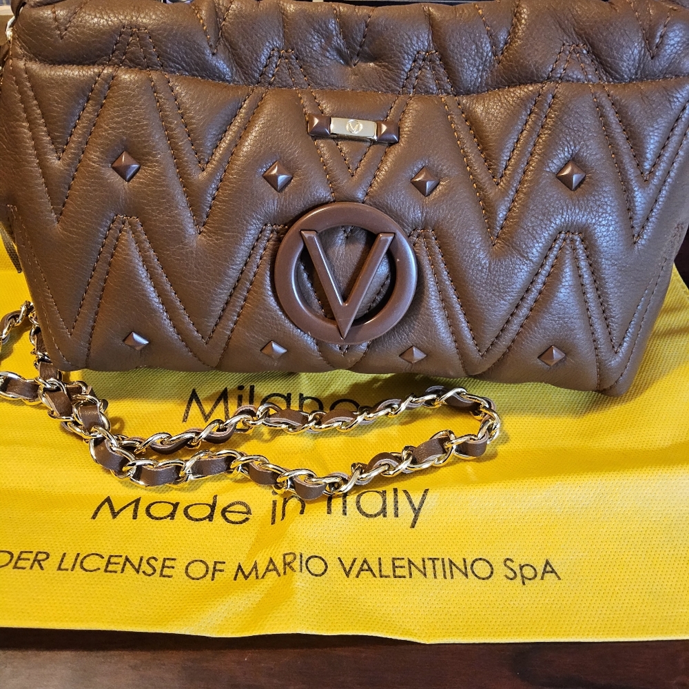 NFS Customer Return Valentino Bags by Mario Valentino geninue leather Handbag